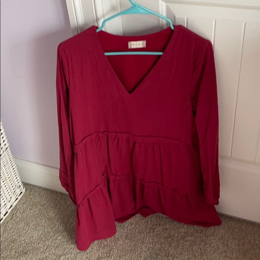 Red Altar’d State Baby Doll Dress